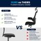 Flash Furniture Contemporary Chair Black High Back Exec Chair, Adjustable Arms, 18-3/4" to 22-1/2" Height, Black BL-X-5H-GG - alternate 8